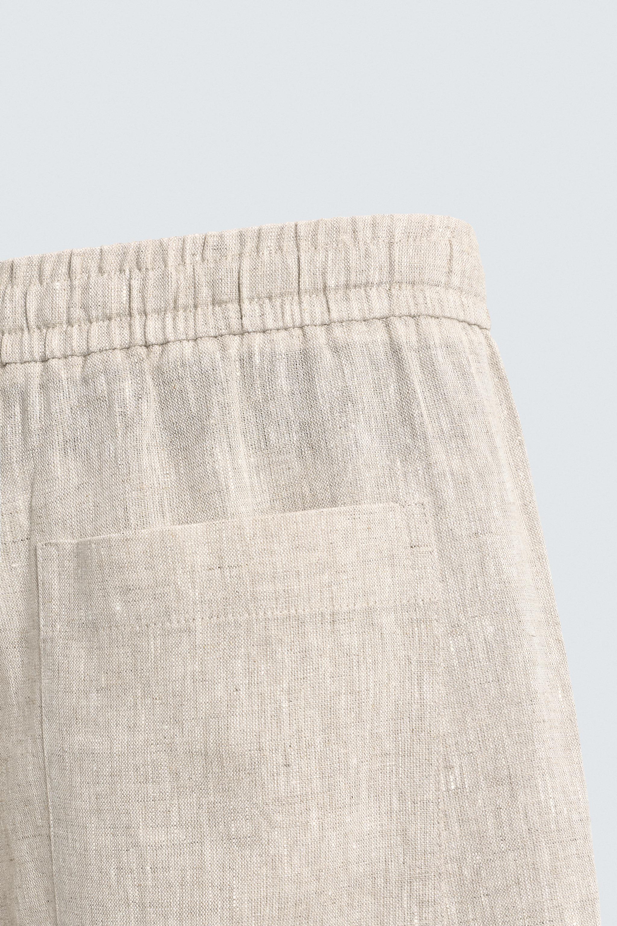 PANTALON RELAXED FIT 100% LIN